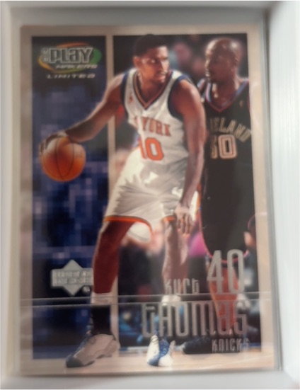 2001 Upper Deck Playmakers Limited #40 Kurt Thomas — front