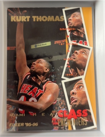 1995-96 Fleer Class Encounters #36 Kurt Thomas — front