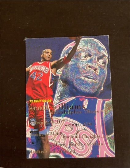 1995-96 Fleer #139 Scott Williams Philadelphia 76ers — front
