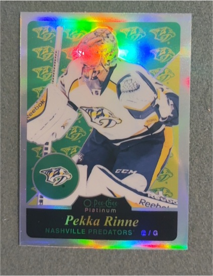 2015-16 O-Pee-Chee Platinum #R53 Pekka Rinne — front