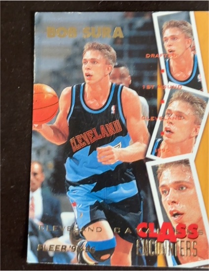 1995-96 Fleer #35 Bob Sura Class Encounters — front