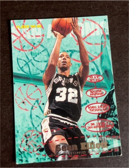 1995-96 Fleer #168 Sean Elliott — front