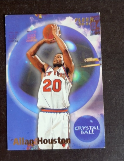 1996-97 Fleer #270 Allan Houston Crystal Ball — front