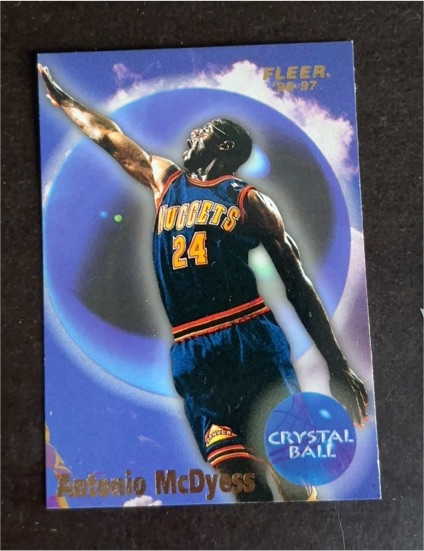 1996-97 Fleer #273 Antonio McDyess Crystal Ball — front