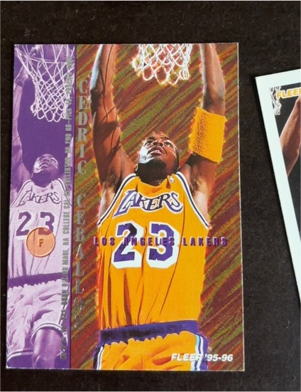 1995-96 Fleer #87 Cedric Ceballos — front