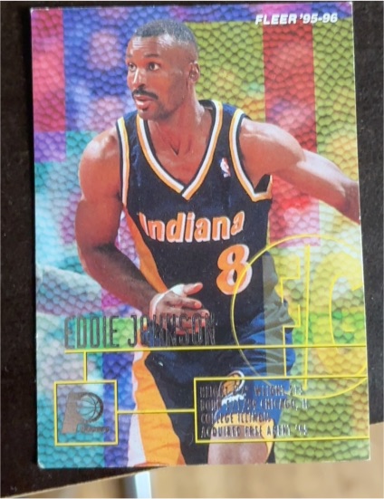 1995-96 Fleer #227 Eddie Johnson — front
