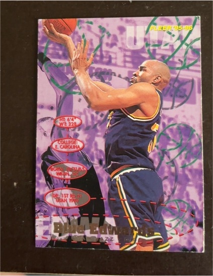 1995-96 Fleer #185 Blue Edwards — front