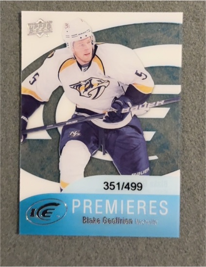 2011-12 Upper Deck Ice Premieres #81 Blake Geoffrion — front