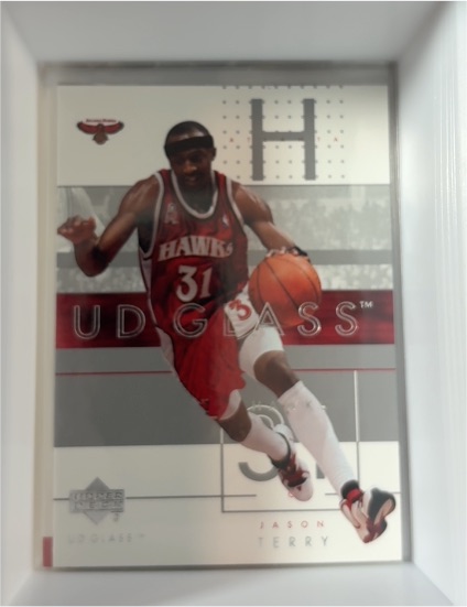 2002-03 Upper Deck UD Glass #3 Jason Terry — front