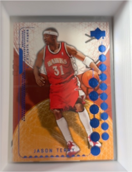 2003-04 Upper Deck Triple Dimensions #1 Jason Terry — front