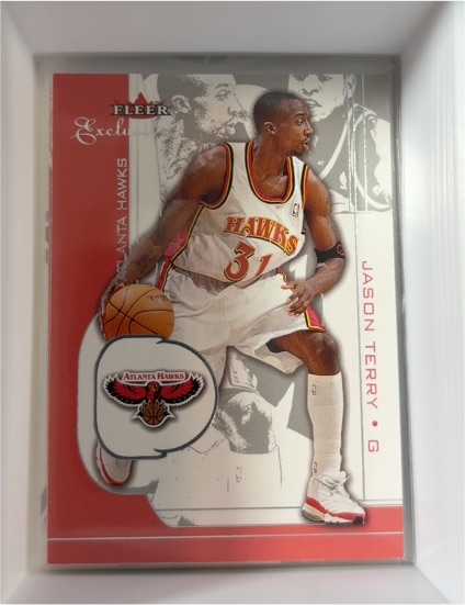2001-02 Fleer Exclusive #11 Jason Terry — front