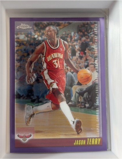 2000-01 Topps Chrome #19 Jason Terry — front