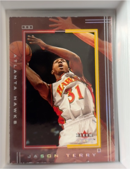 2001-02 Fleer Genuine #110 Jason Terry — front