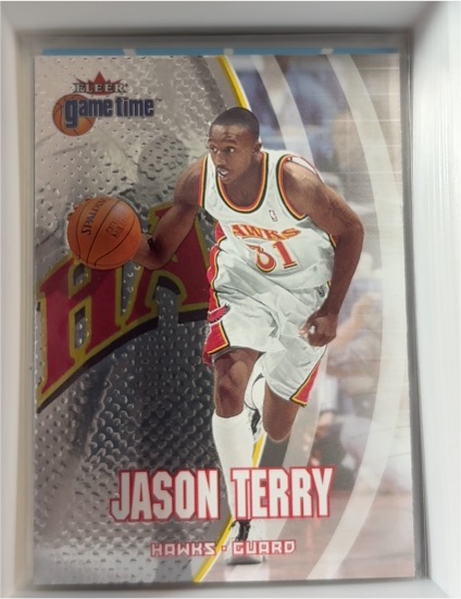 2000-01 Fleer Game Time #77 Jason Terry — front