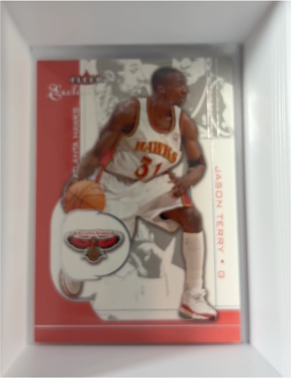 2001 Fleer Exclusive #31 Jason Terry — front