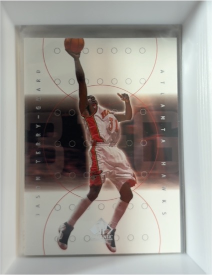 2000-01 SP Authentic #1 Jason Terry Atlanta Hawks — front