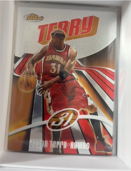 2003-04 Topps Finest #47 Jason Terry — front
