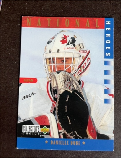 1997-98 Upper Deck Collector's Choice National Heroes #288 Danielle Dube — front