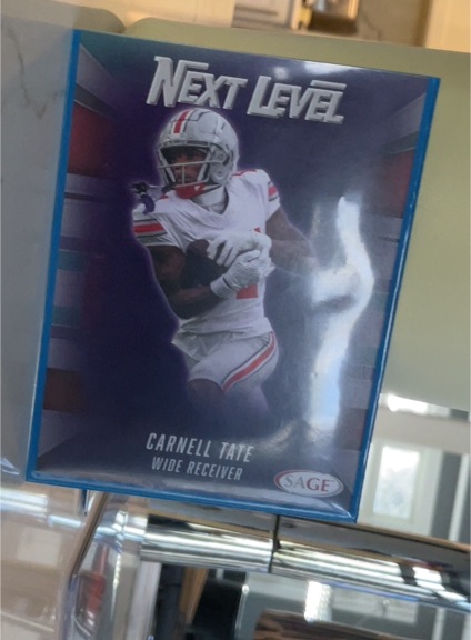 2026 Sage Low Series Next Level #87 Carnell Tate — front