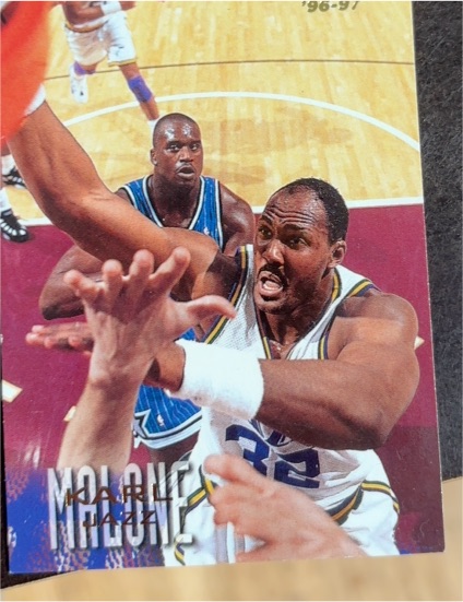 1996-97 Fleer #110 Karl Malone — front