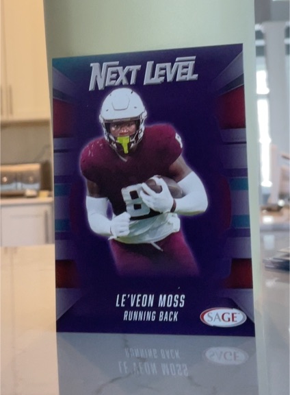2026 SAGE Low Series #95 Le'Veon Moss — front