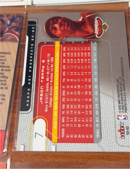 2001-02 Fleer Hot Prospects #02-043 Jason Terry — front