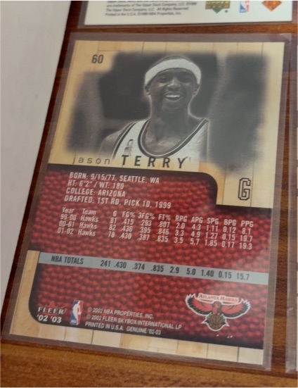 2002-03 Fleer #60 Jason Terry — front