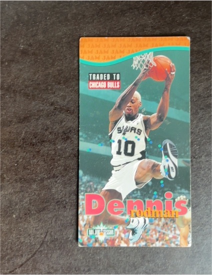 1995-96 Fleer NBA Jam Session #D98 Dennis Rodman — front