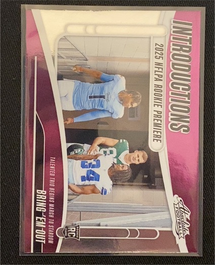 2025 Panini Absolute #I-CWD Bring 'Em Out Introductions — front