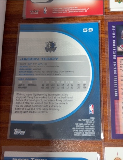2005-06 Topps #59 Jason Terry — front