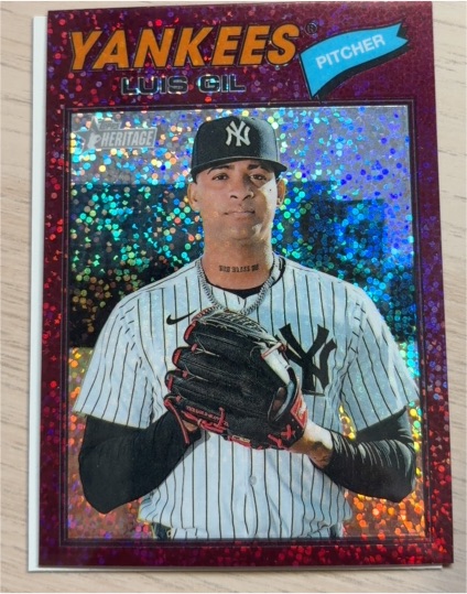 2026 Topps Heritage #123 Luis Gil — front