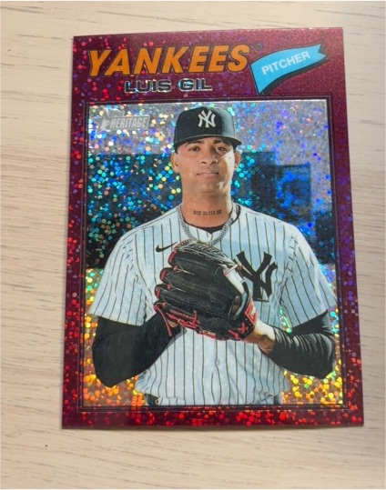 2026 Topps Heritage #123 Luis Gil — front