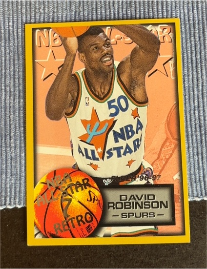 1996-97 Fleer NBA All-Star Retro #286 David Robinson — front