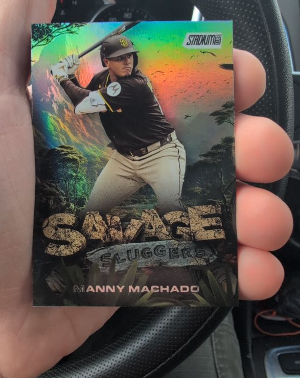 2025 Topps Stadium Club Savage Sluggers #SS-17 Manny Machado — front