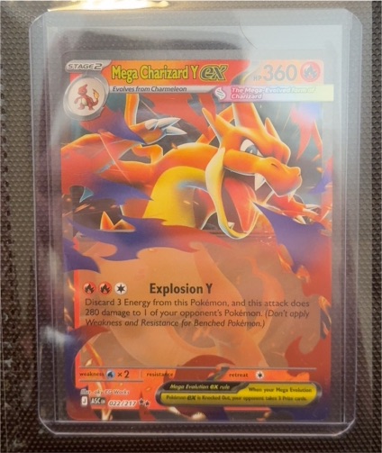 2014 Pokémon TCG Black Star Promo #030 Mega Charizard Y EX — front
