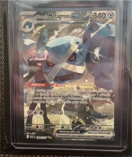 2026 Pokemon Ascended Heroes #289 Steven's Metagross ex — front