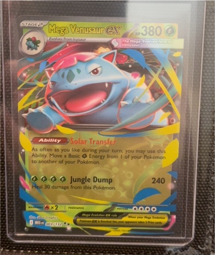 2025 Pokémon Mega Evolutions #003 Mega Venusaur EX — front