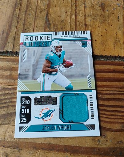 2024 Panini Contenders Rookie Ticket #RTS-JWT Jaylen Wright — front