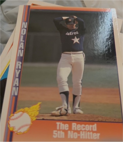 1991 Pacific Nolan Ryan #42 The Record 5th No-Hitter — front