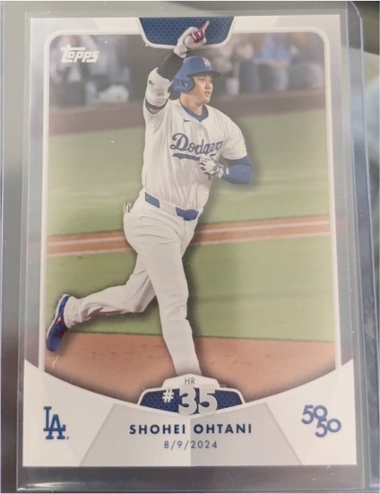 2024 Topps 50/50 #35 Shohei Ohtani — front