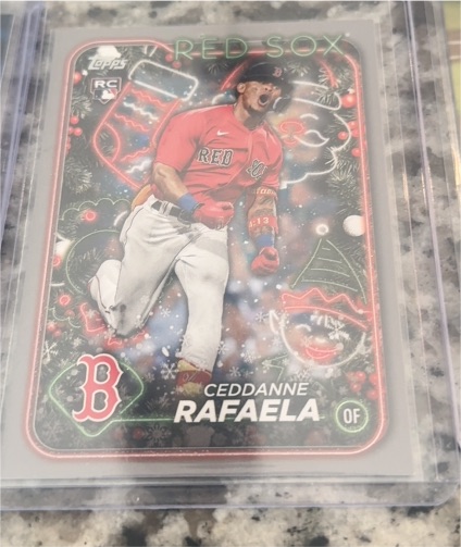 2024 Topps Holiday #H121 Ceddanne Rafaela — front