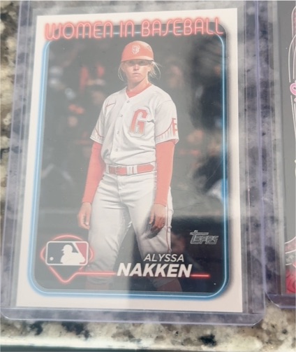 2024 Topps Series 2 #WIB-4 Alyssa Nakken Women in Baseball — front