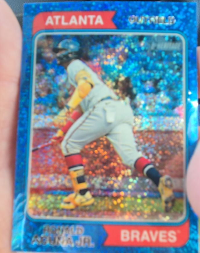 2023 Topps Heritage #183 Ronald Acuna Jr. — front