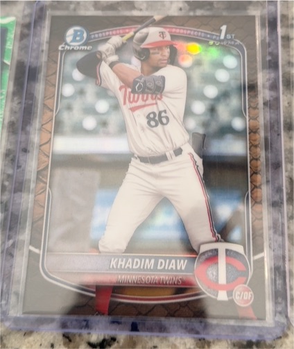 2025 Bowman Chrome #BCP-77 Khadim Diaw — front