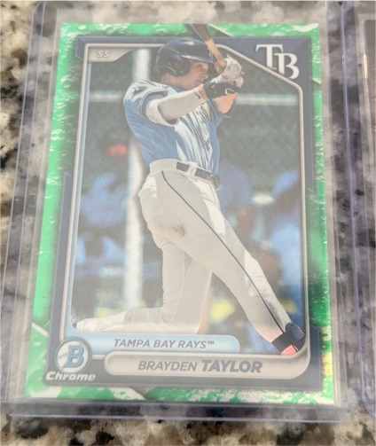 2024 Bowman Chrome #BCP-99 Brayden Taylor — front