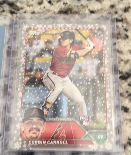 2023 Topps Holiday #H113 Corbin Carroll — front