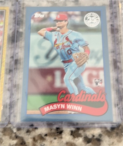 2024 Topps Series 1 1989 #89B-58 Masyn Winn — front