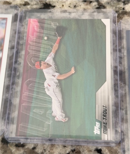 2023 Topps Update Series - Laid Out #LO-18 Mike Trout — front