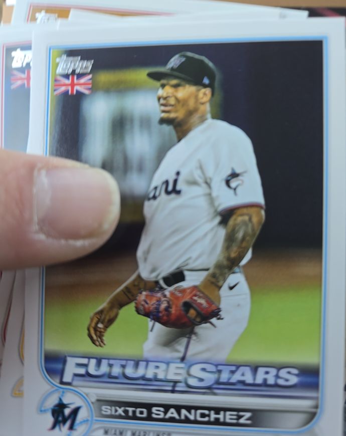 2022 Topps UK Edition #39 Sixto Sanchez — front