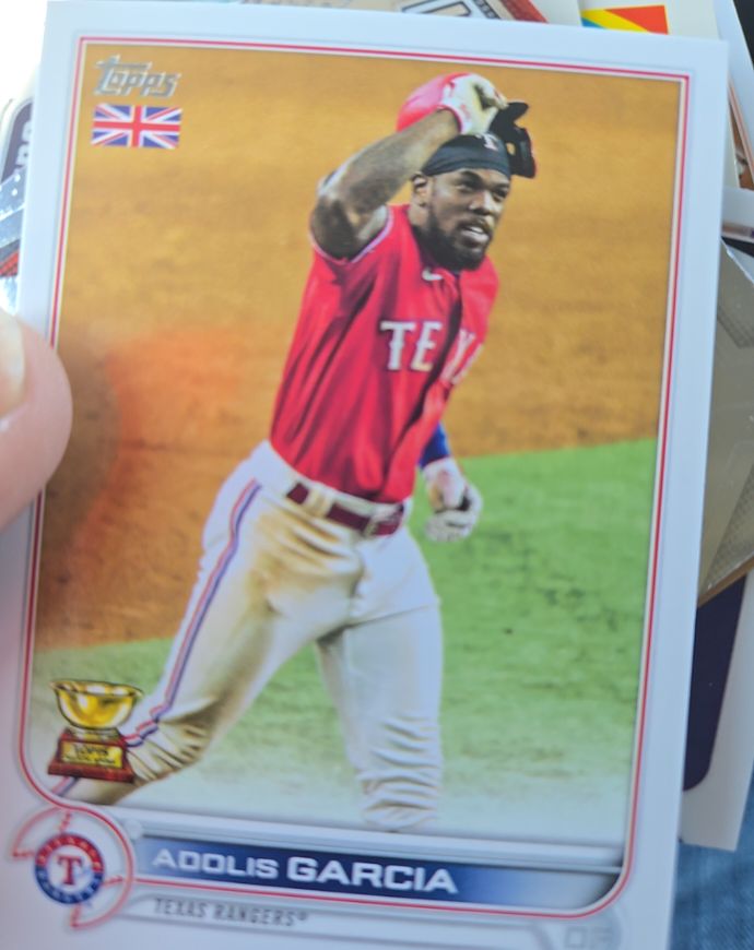 2022 Topps #652 Adolis Garcia — front